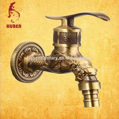 new products 2015 wall mounted oil rubbed antique bibcock tap