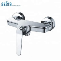 Bathroom Fittings European Single Handle Chrome Brass Bath Shower Mixer Tap